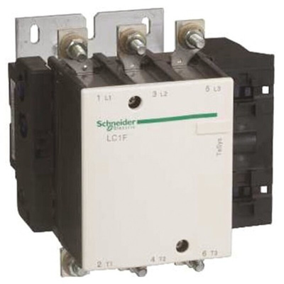 Schneider Electric LC1F Series Contactor, 380 V ac Coil, 3-Pole, 330 A, 3NO