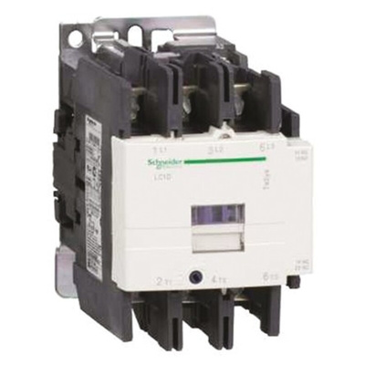Schneider Electric LC1D Series Contactor, 3-Pole, 80 A, 3NO