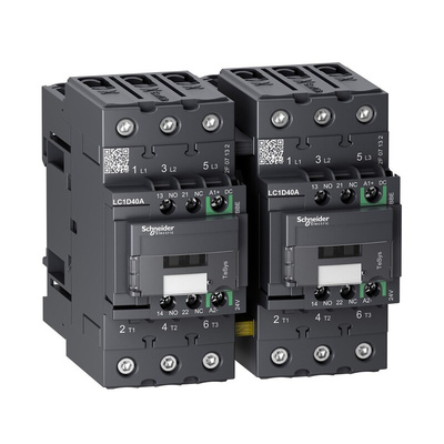 Schneider Electric LC2D Series Contactor, 110 V ac Coil, 3-Pole, 30 kW, 300 V dc, 690 V ac