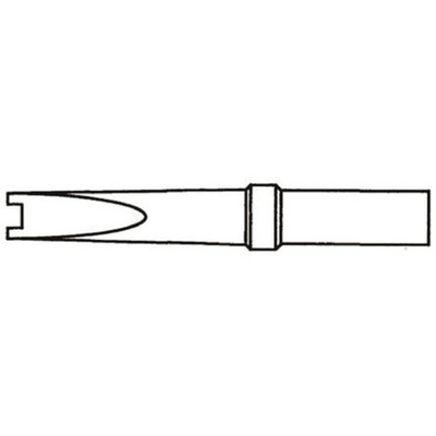 Weller ET SMD 3.8 x 1.5 mm SMD Soldering Iron Tip for use with LR20, LR21, WEP 70