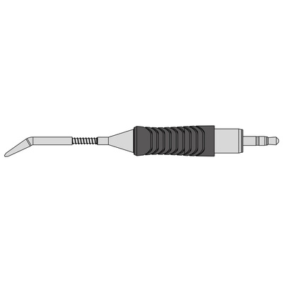 Weller T0050108899 1.3 mm Bent Chisel Soldering Iron Tip for use with WXMPS MS Smart Soldering Iron, WXsmart Soldering
