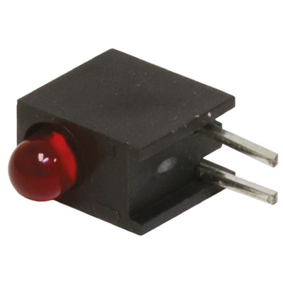 Bivar H101CHD, Red Right Angle PCB LED Indicator, Through Hole 2.8 V