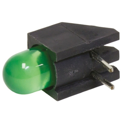 Bivar H178CGD, Green Right Angle PCB LED Indicator, Through Hole 2.8 V