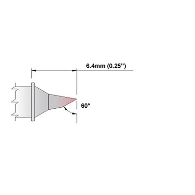 Thermaltronics 1.8 mm Bevel Soldering Iron Tip