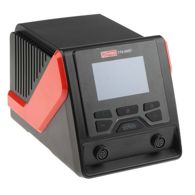 RS PRO Dual Channel Digital Soldering Station 200W, 230V