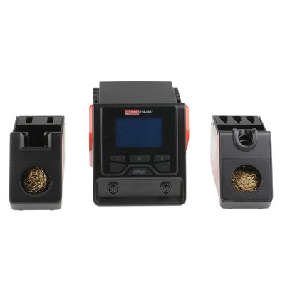 RS PRO Dual Channel Digital Soldering Station 200W, 230V