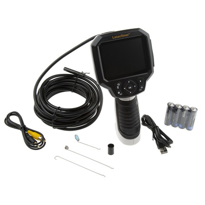 Laserliner 9mm probe Inspection Camera, 5m Probe Length, LED Illumination