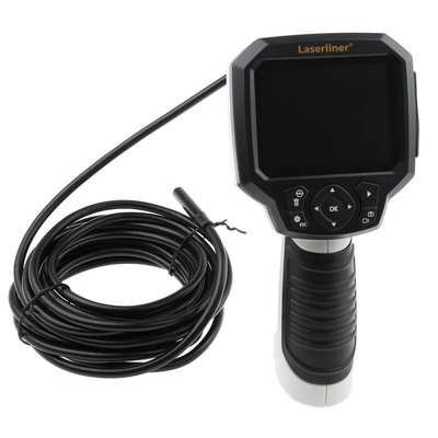 Laserliner 9mm probe Inspection Camera, 5m Probe Length, LED Illumination