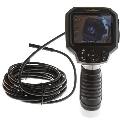 Laserliner 9mm probe Inspection Camera, 5m Probe Length, LED Illumination