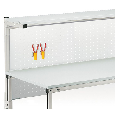 Treston 1715mm Perforated Panel, For Use With TPH718 Work Bench, TPH918 Work Bench, Work Benches