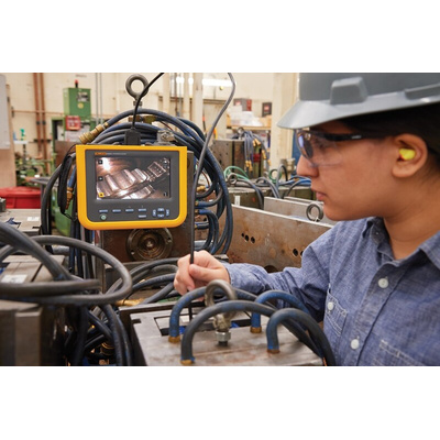 Fluke 8.5mm probe Inspection Camera, 1.2m Probe Length, 800 x 600pixels Resolution, LED Illumination, Elastomer Coated