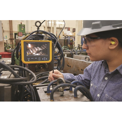 Fluke 8.5mm probe Inspection Camera, 1.2m Probe Length, 800 x 600pixels Resolution, LED Illumination, Elastomer Coated