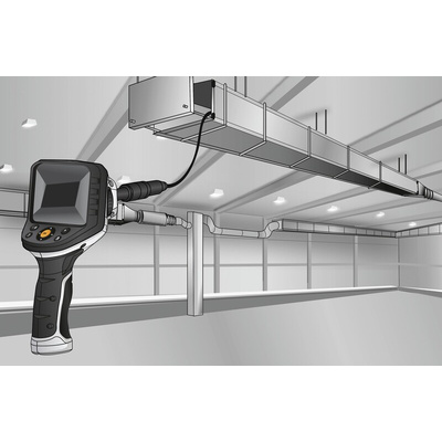 Laserliner 9mm probe Inspection Camera Kit, 5000mm Probe Length, 640 X 480pixelek Resolution, LED Illumination