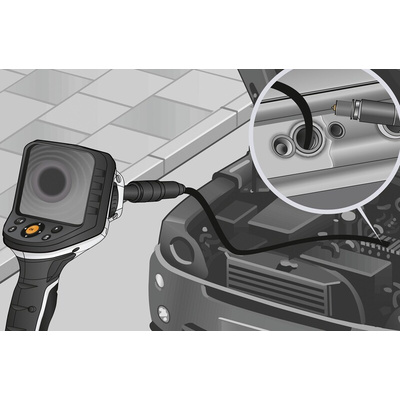 Laserliner 9mm probe Inspection Camera Kit, 5000mm Probe Length, 640 X 480pixelek Resolution, LED Illumination