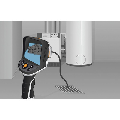 Laserliner 17mm probe Inspection Camera Kit, 1500mm Probe Length, 640 X 480pixelek Resolution, LED Illumination