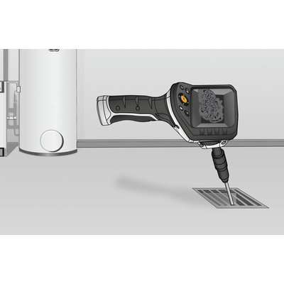 Laserliner 4mm probe Inspection Camera Kit, 400mm Probe Length, 320 X 240pixelek Resolution, LED Illumination