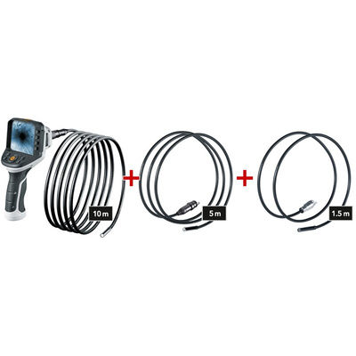 Laserliner 9mm probe Inspection Camera Kit, 1500 mm, 5000 mm, 10000 mm Probe Length, 640 x 480pixelek Resolution, LED