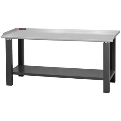Facom Galvanised Steel Workbench, 700kg Max Load, 850mm x 2000mm