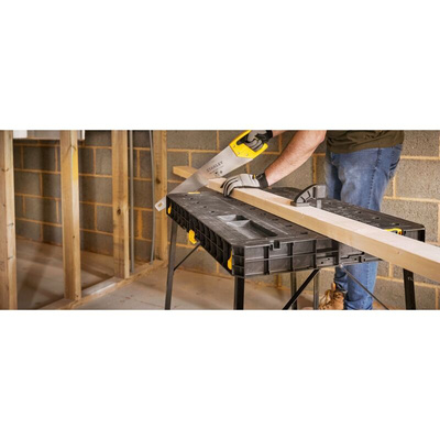 Stanley Portable Polypropylene Workbench, 320kg Max Load x 61cm x 85cm