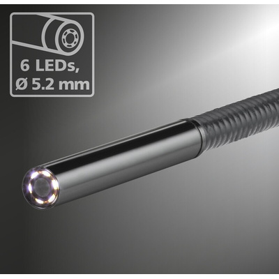 Laserliner 5.2mm probe Inspection Camera, 1m Probe Length, LED Illumination