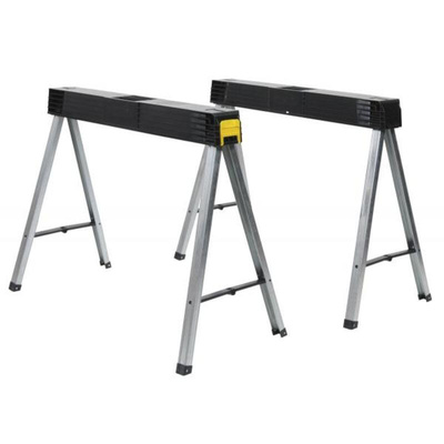 Stanley Portable Aluminium Workbench, 350kg Max Load x 76cm x 102cm