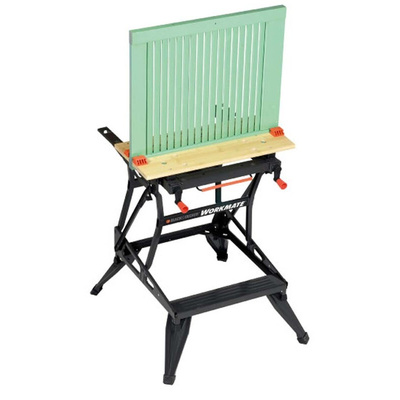 Black & Decker Portable Steel Workbench, 160kg Max Load, Adjustable Height, 775mm x 610mm