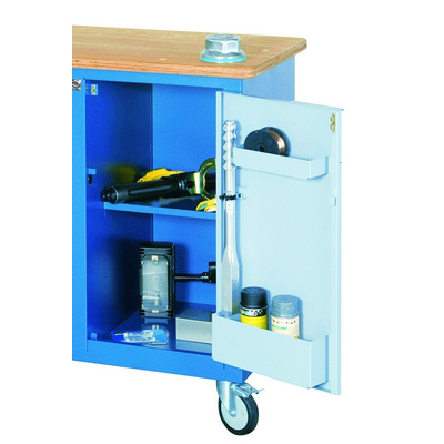 Gedore 1504 Portable Steel Workbench, 500 (Mobile) kg, 1000 (Static) kg Max Load, 985mm x 1100mm x 550mm