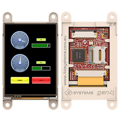 4D Systems, gen4 2.4in Arduino Compatible Display with Resistive Touch Screen