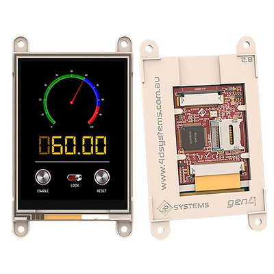 4D Systems, gen4 3.2in Arduino Compatible Display with Resistive Touch Screen