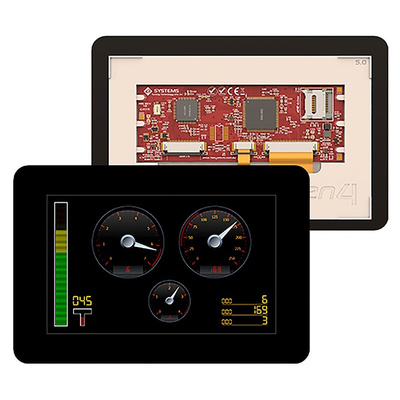 4D Systems, gen4 5in Arduino Compatible Display with Capacitive Touch Screen