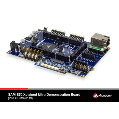 Microchip SAM E70 Xplained Ultra Evaluation Kit, Arduino Compatible Board