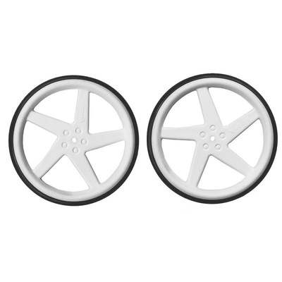 Pair Of 5 Spoke Wheels