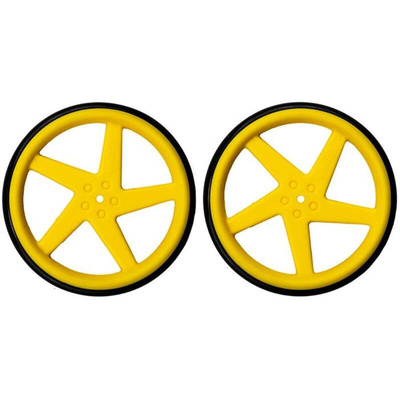 Pair Of 5 Spoke Wheels