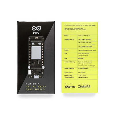 Arduino, Portenta CAT.M1/NBIOT GNSS SHIELD