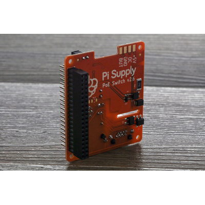 RS PRO Power over Ethernet (POE) Switch HAT for Raspberry Pi