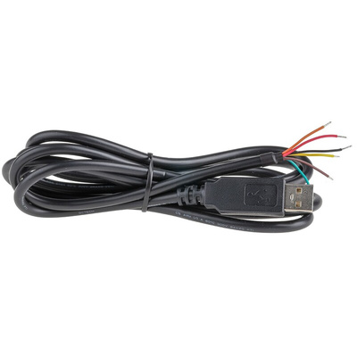 FTDI Chip, 3.3 V TTL Wire End USB to UART Cable - TTL-232R-3V3-WE