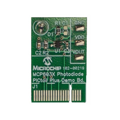 Microchip MCP6031DM-PTPLS, PICtail Plus Operational Amplifier Add On Board for Explorer 16