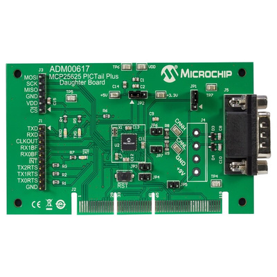 Microchip MCP25625 PICTail Plus Daughter Board MCP25625 Development Kit for Explorer 16 ADM00617