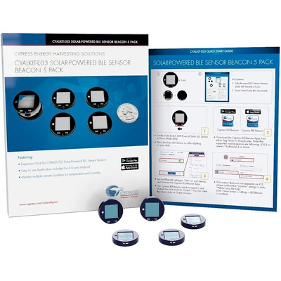 Infineon Solar-Powered Beacon Bluetooth Smart (BLE) Development Kit CYALKIT-E03