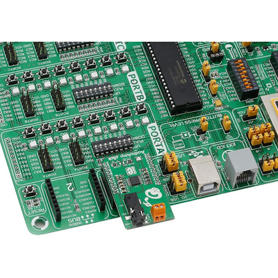 MikroElektronika MIKROE-2368, AudioAmp click Audio Amplifier Development Board for MikroBUS
