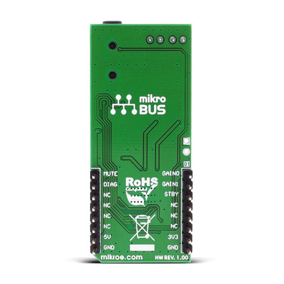 MikroElektronika MIKROE-2477, 2x5W AMP click Audio Amplifier Development Board for MikroBUS
