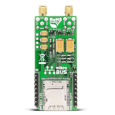 MikroElektronika GSM/GNSS 2 Click SIM868 GLONASS (GNSS), GPS, Mobile Communication (Cellular) mikroBus Click Board