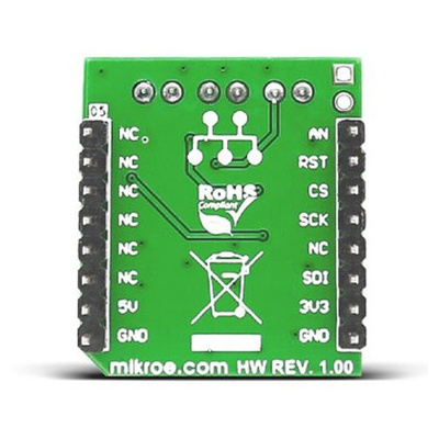 MikroElektronika MIKROE-2555, GainAMP click Programmable Gain Amplifier mikroBus Click Board for Automatic Gain