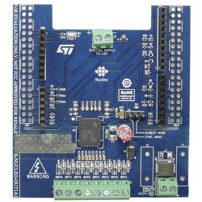 STMicroelectronics NUCLEO ISO8200BQ, SMC30J30CA, STPS1H100A Evaluation Kit for STM32 Nucleo X-NUCLEO-OUT01A1