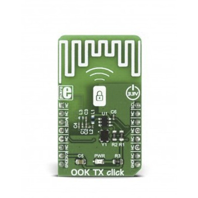 MikroElektronika OOK TX click MICRF114 Wireless for Garage or Gate Doors Control, Remote Fan or Light Control, Remote