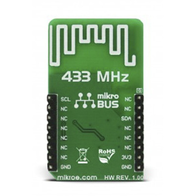 MikroElektronika OOK TX click MICRF114 Wireless for Garage or Gate Doors Control, Remote Fan or Light Control, Remote