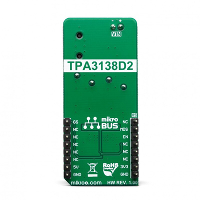 MikroElektronika MIKROE-3401, Audio Amp 5 Click Audio Amplifier for TPA3138D2
