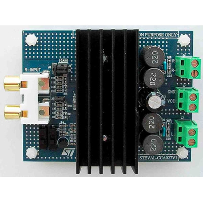 STMicroelectronics STEVAL-CCA027V1, Dual BTL Class-D Audio Amplifier Demonstration Board Audio Amplifier Demonstration