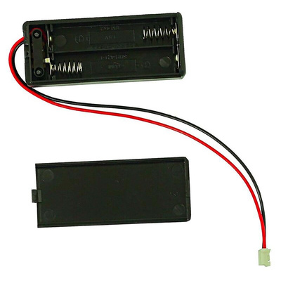2x AAA Battery Box With Switch and JST Connector