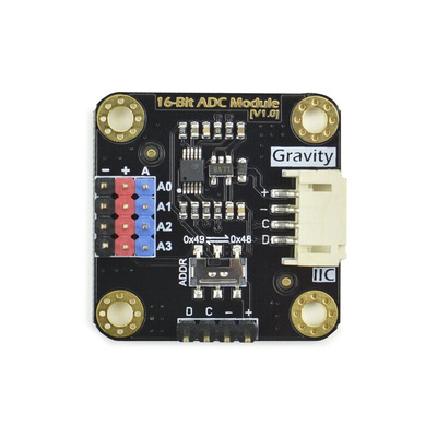 DFRobot DFR0553, Gravity: I2C ADS1115 16-Bit ADC Module 16-bit ADC Development Kit for Arduino, Raspberry Pi for ADS1115